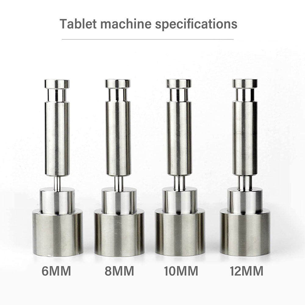 Tablet Press permits manual fabrication of pellets, tablets, pills